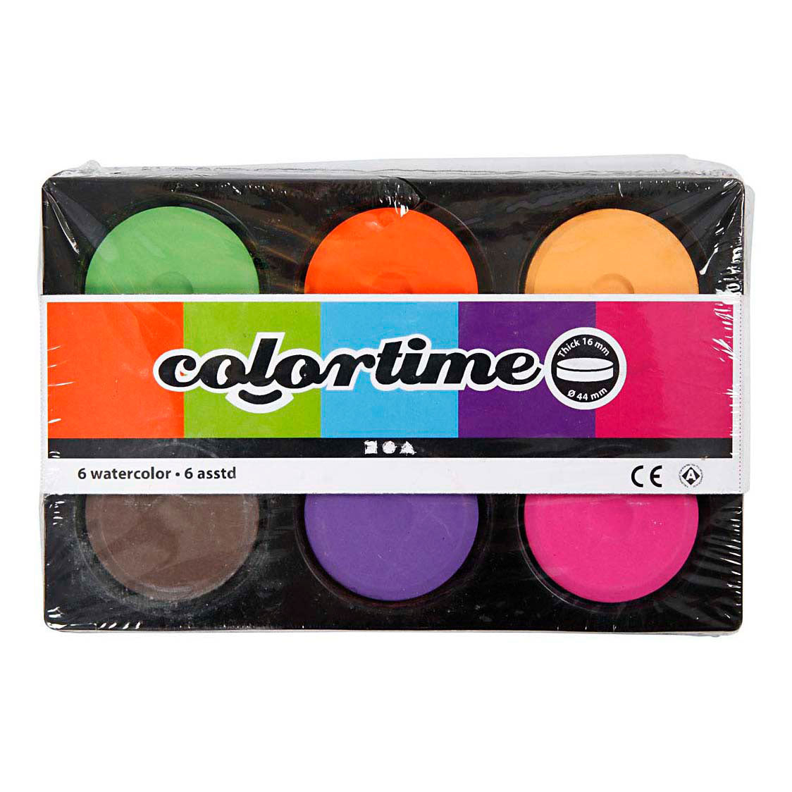 Creativ Company Waterverf extra kleuren - 6 kleuren