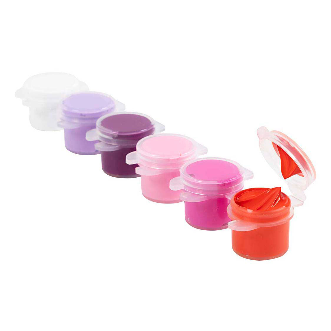Creativ Company Plus color acrylverf paars en roze harmonie - 6x5ml.