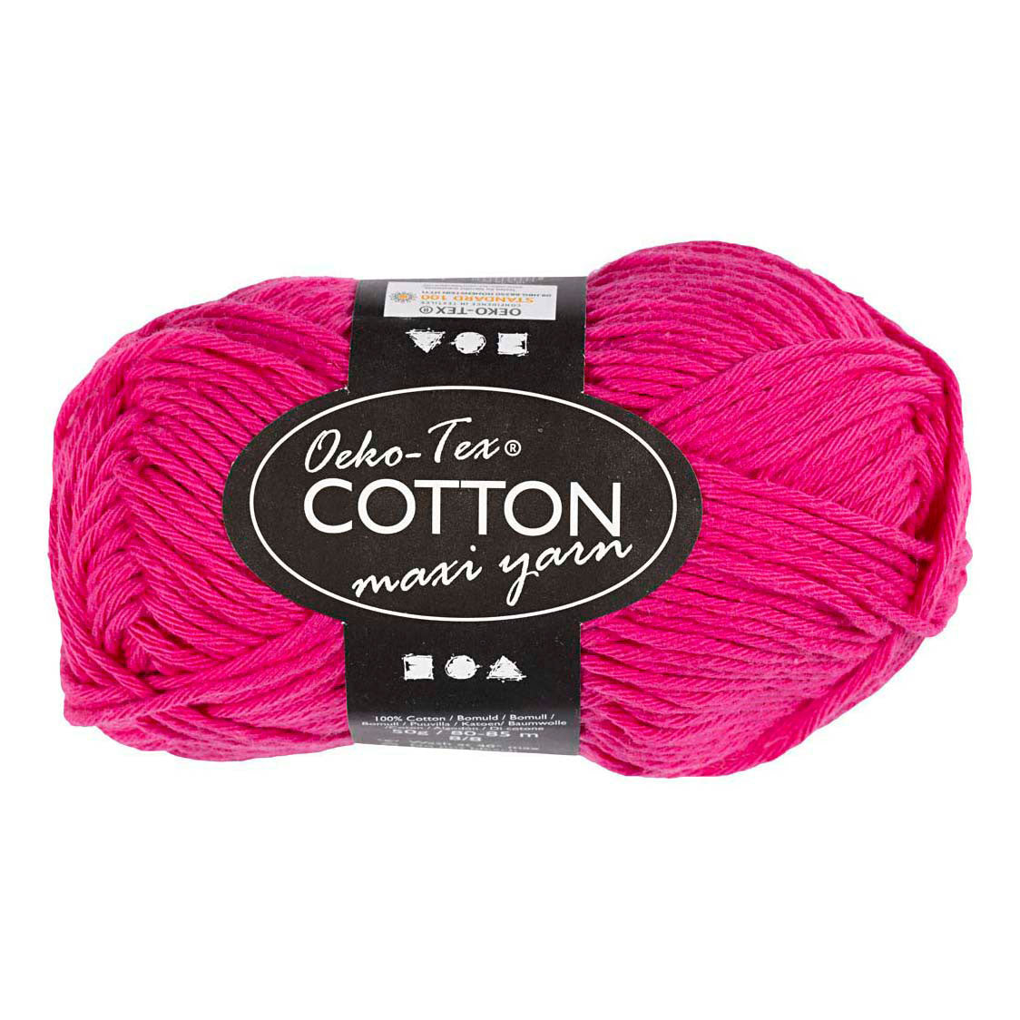 Creativ Company Katoengaren afm 8 8 l: 80-85 m roze - 50gr.