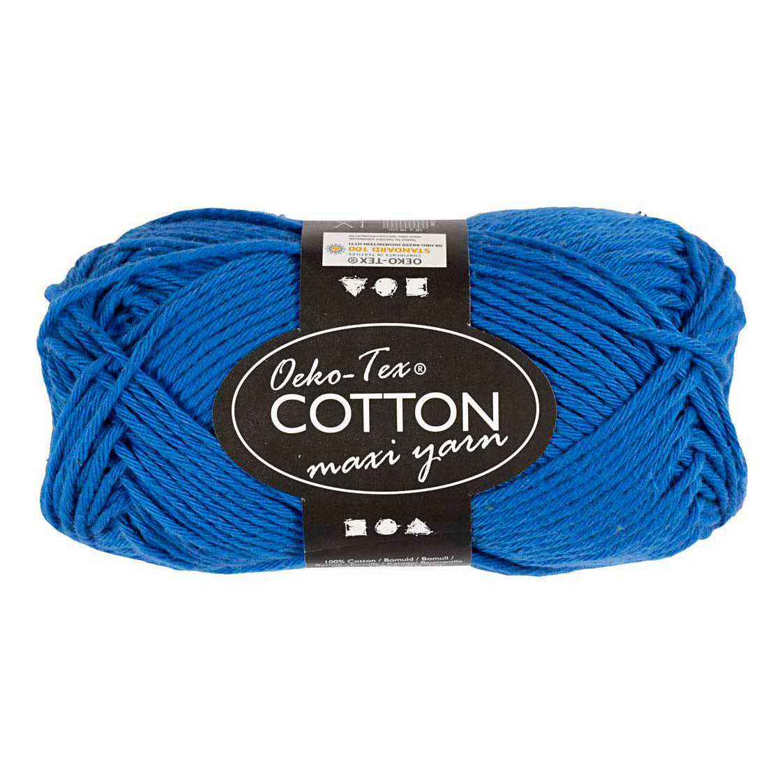 Creativ Company Katoengaren afm 8 8 l: 80-85 m kobalt blauw - 50gr.