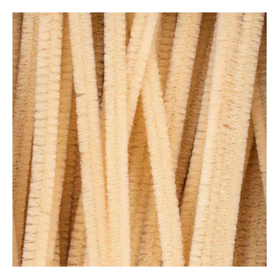 Creativ Company Chenille 6mm x 30cm beige - 50st.