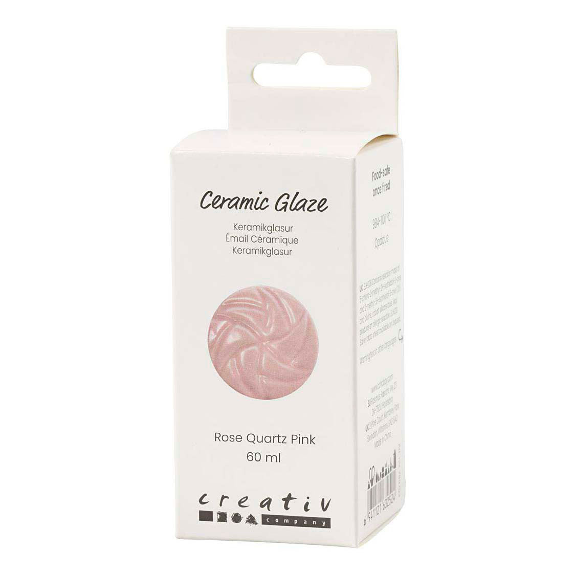 Creativ Company Keramiek glazuur 984-1101 c dekkend rose - 60ml