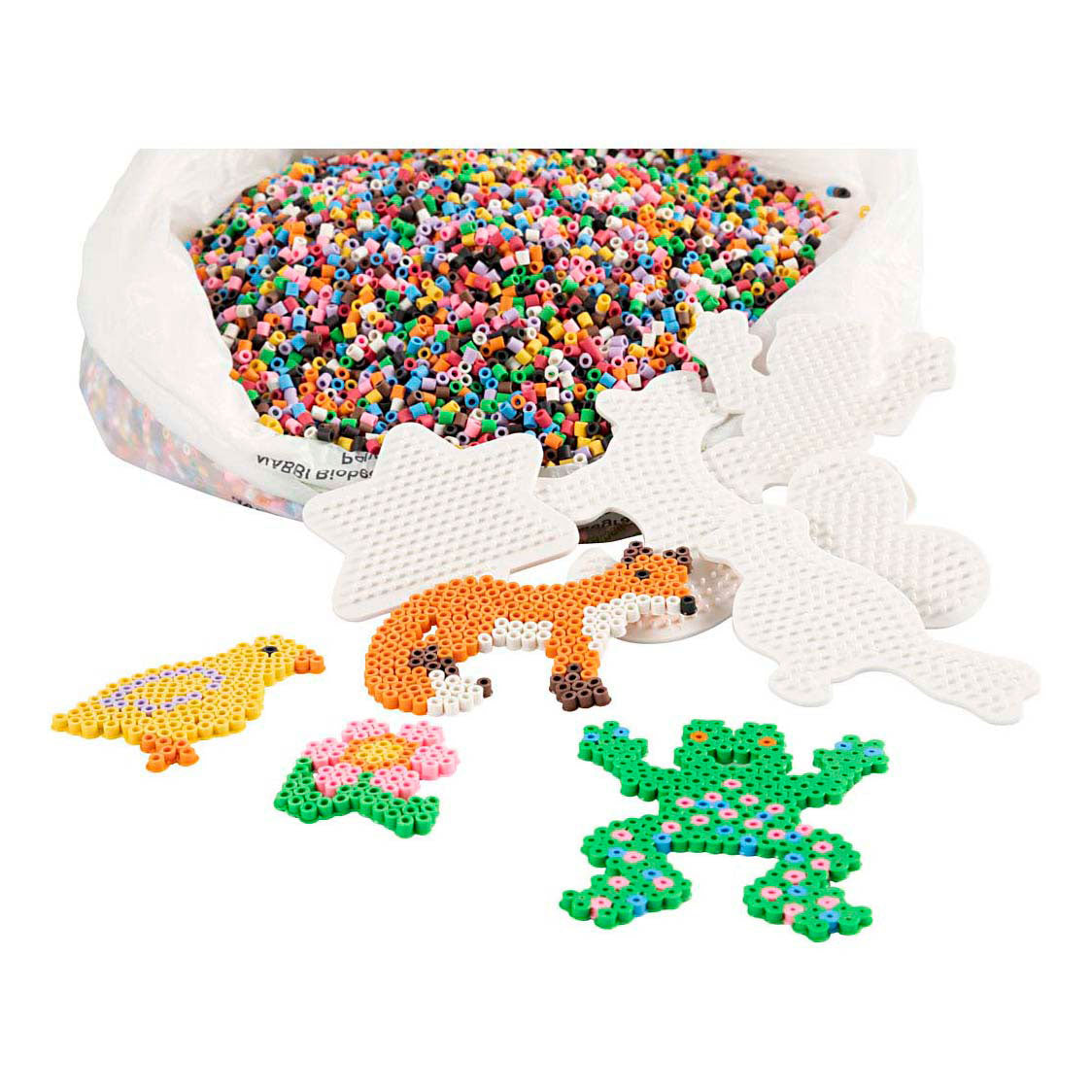 Creativ Company Nabbi biobeads klaslokaalset 5x5mm standaardkleuren