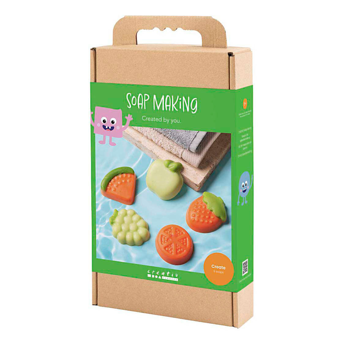 Creativ Company Hobbyset zeep maken fruit groen en oranje