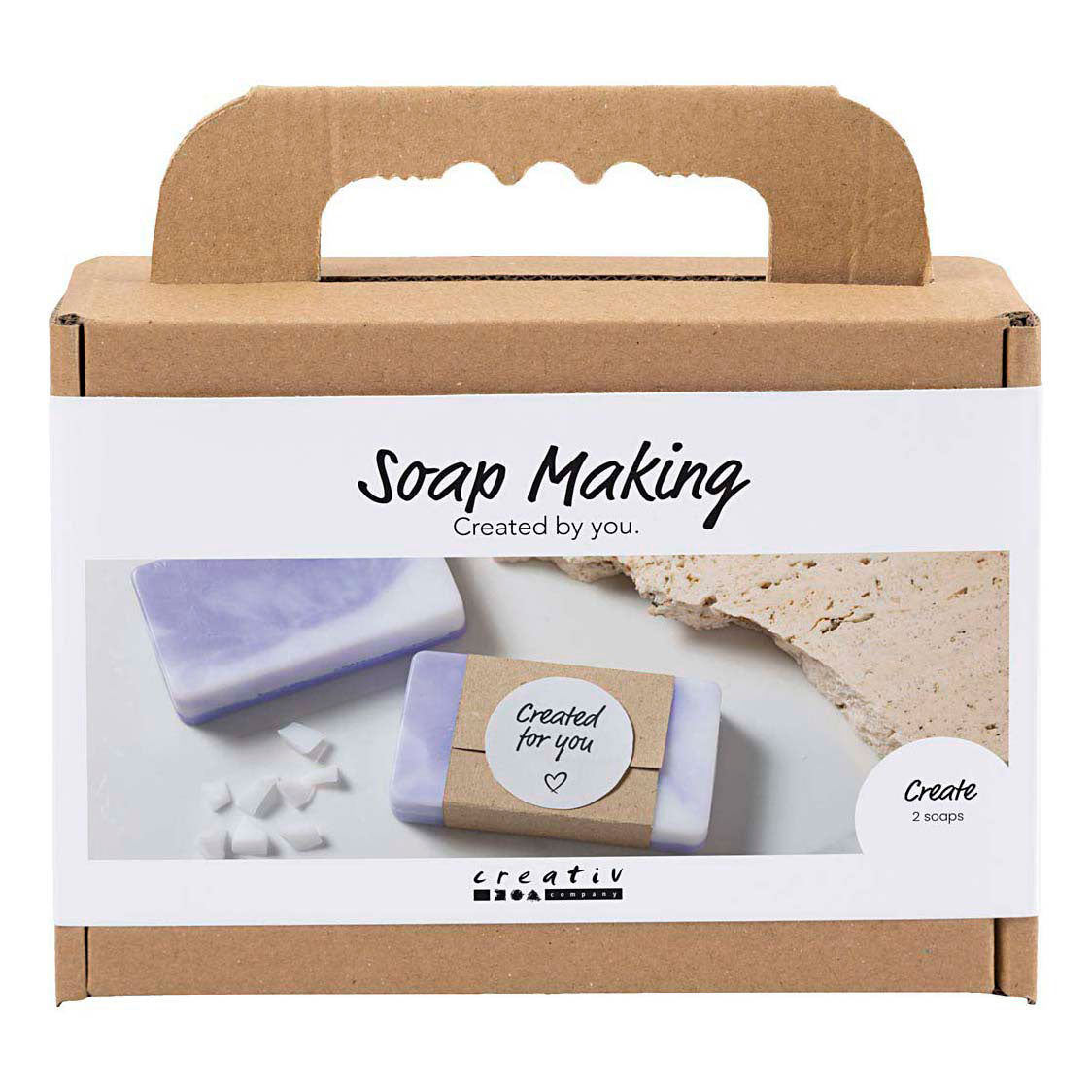 Creativ Company Mini hobbyset zeep maken vierkant lichtpaars