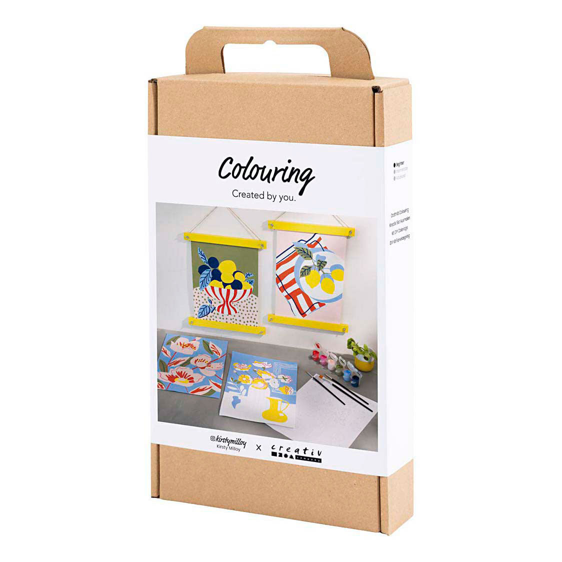 Creativ Company Hobbyset kleuren schilderen volgens cijfers acrylverf