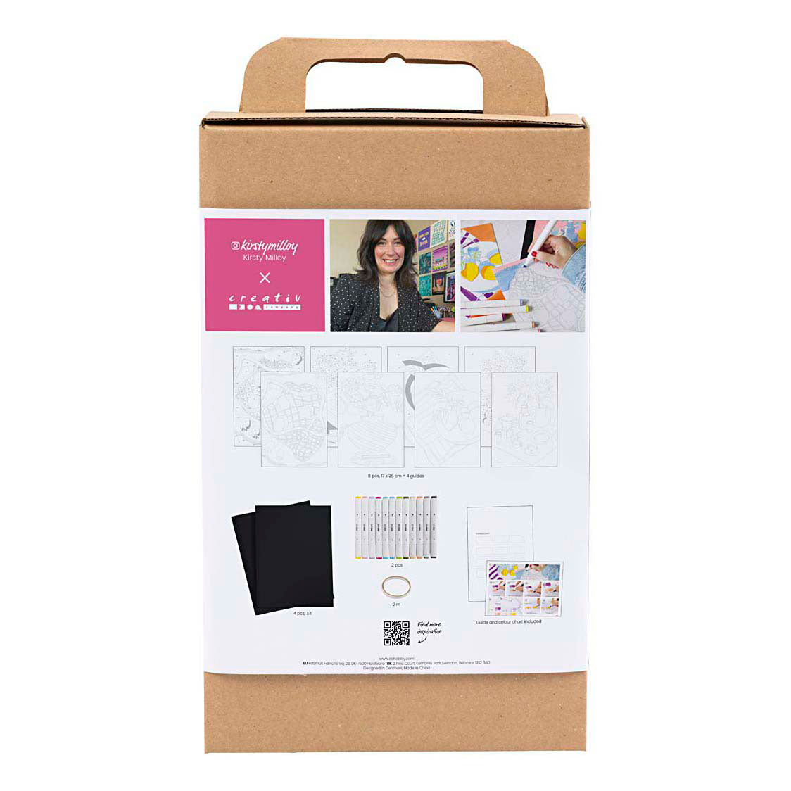 Creativ Company Hobbyset kleuren schilderen volgens cijfers markeerstiften