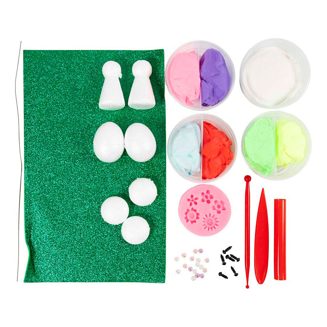 Creativ Company Hobbyset elfje boetseren pastelkleuren