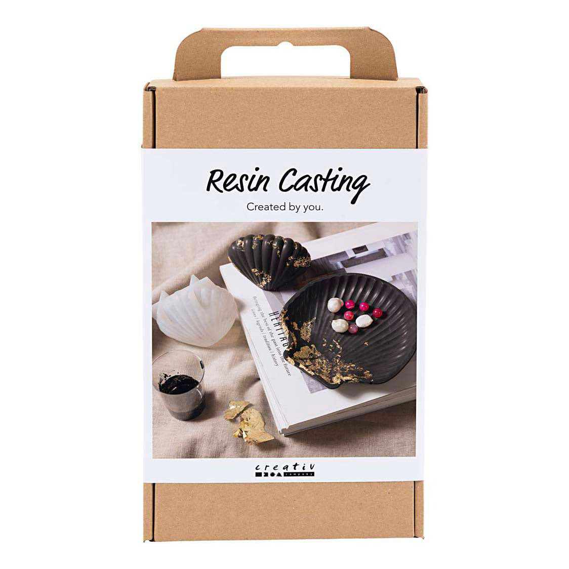 Creativ Company Hobbyset hars gieten mossel zwart goud