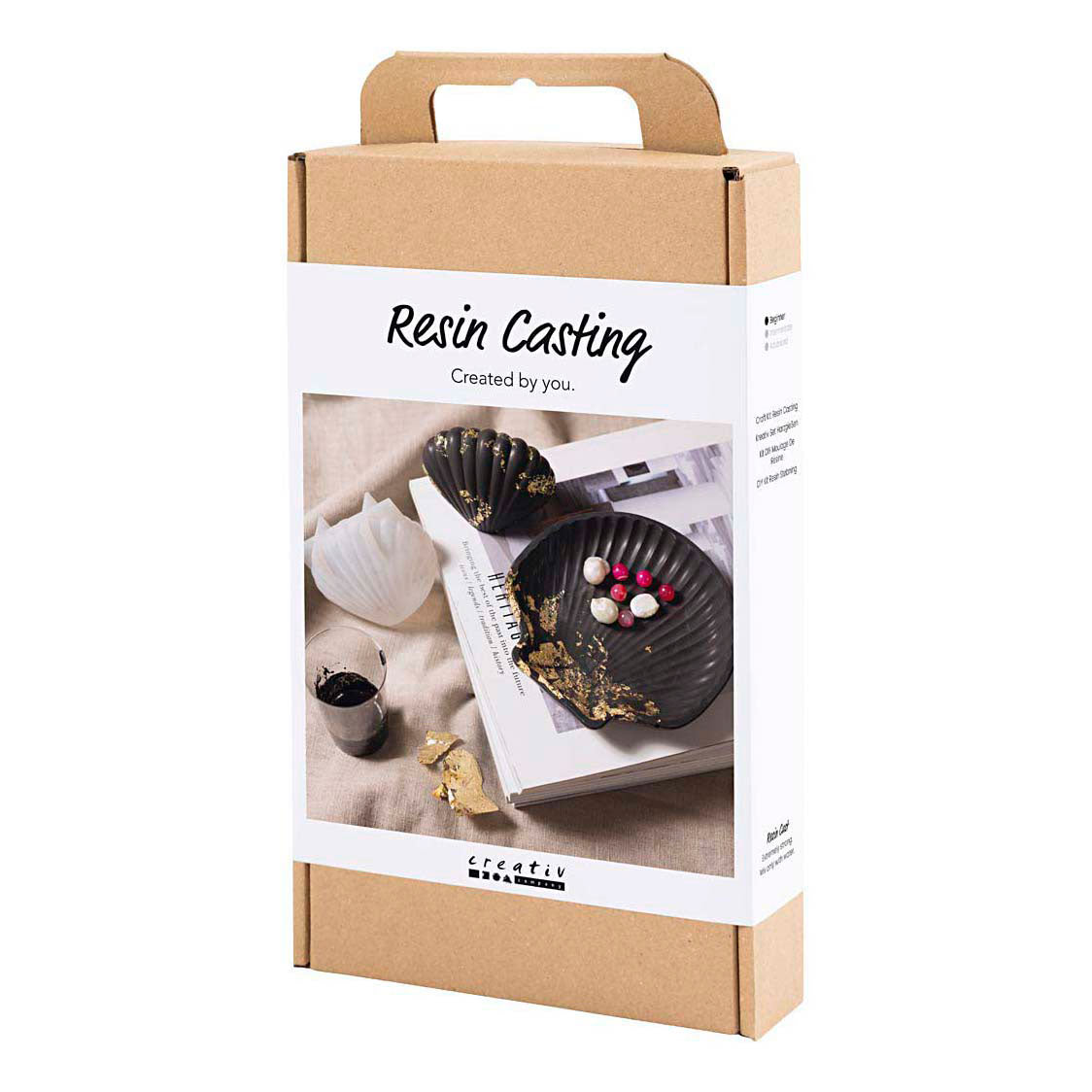 Creativ Company Hobbyset hars gieten mossel zwart goud