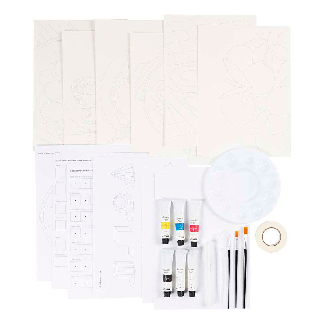 Creativ Company Starter hobbyset gouache schilderijen