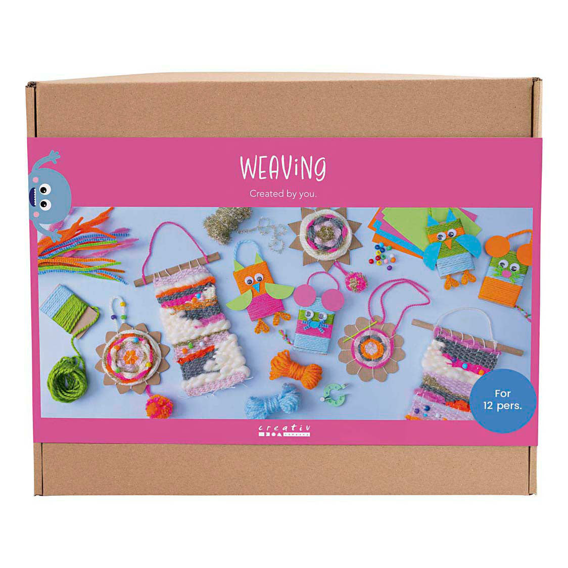 Creativ Company Groepsset hangers uilen en muizen weven