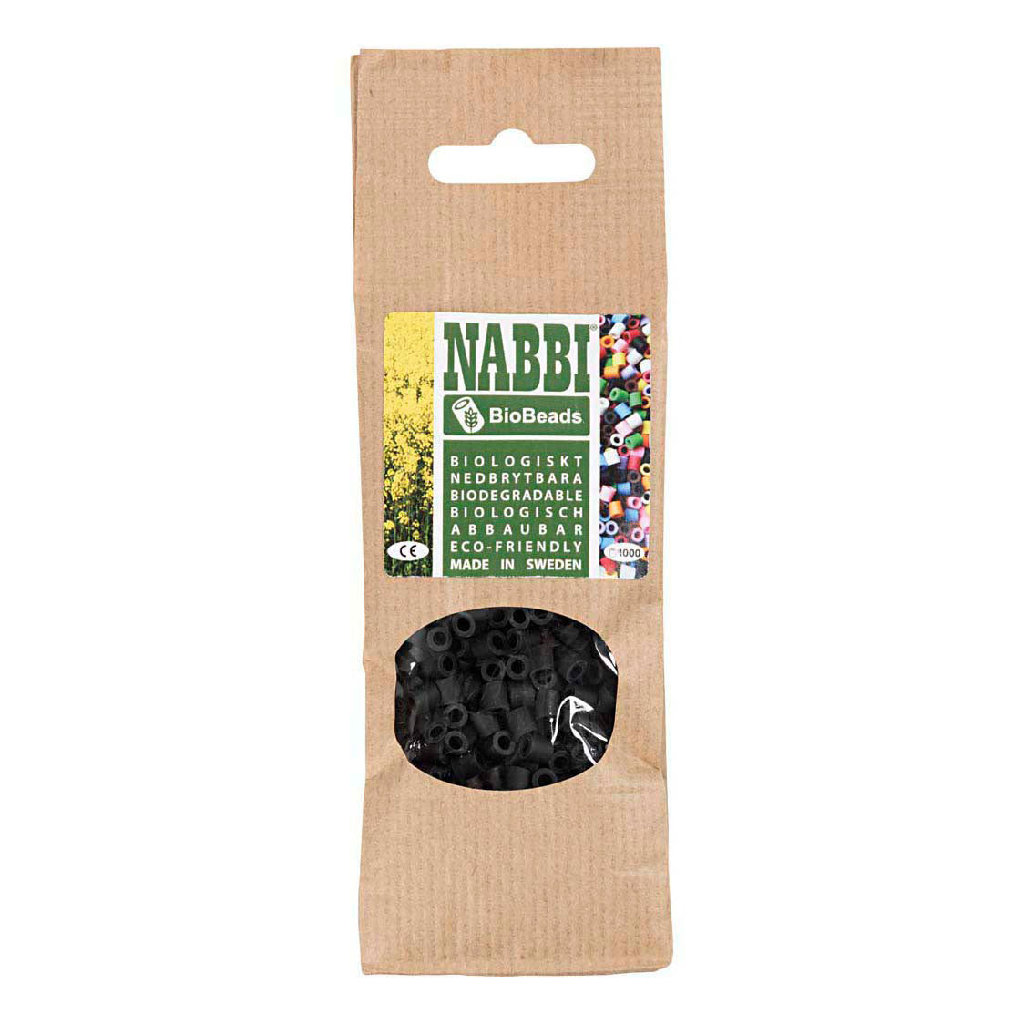 Creativ Company Nabbi biobeads 5x5mm zwart - 1000st.