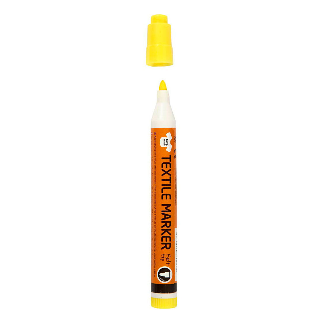 Creativ Company Https: www.cchobby.nl textielstiften-lijndikte-2-4-mm-neon-kleuren-6-stuk-1-doos