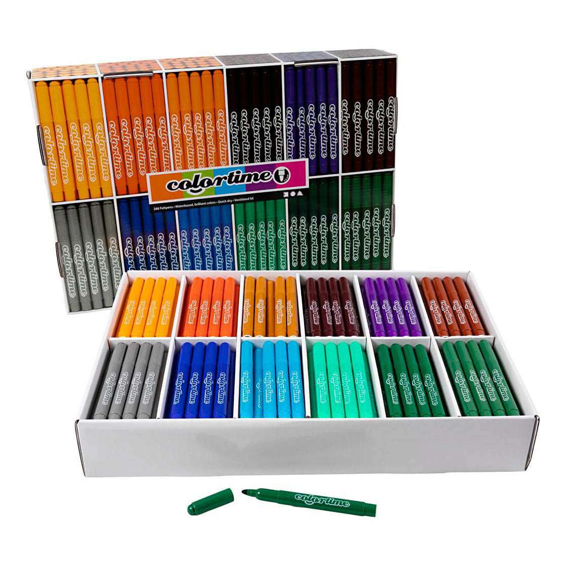 Creativ Company Colortime stiften - lijndikte 5mm - 288st.