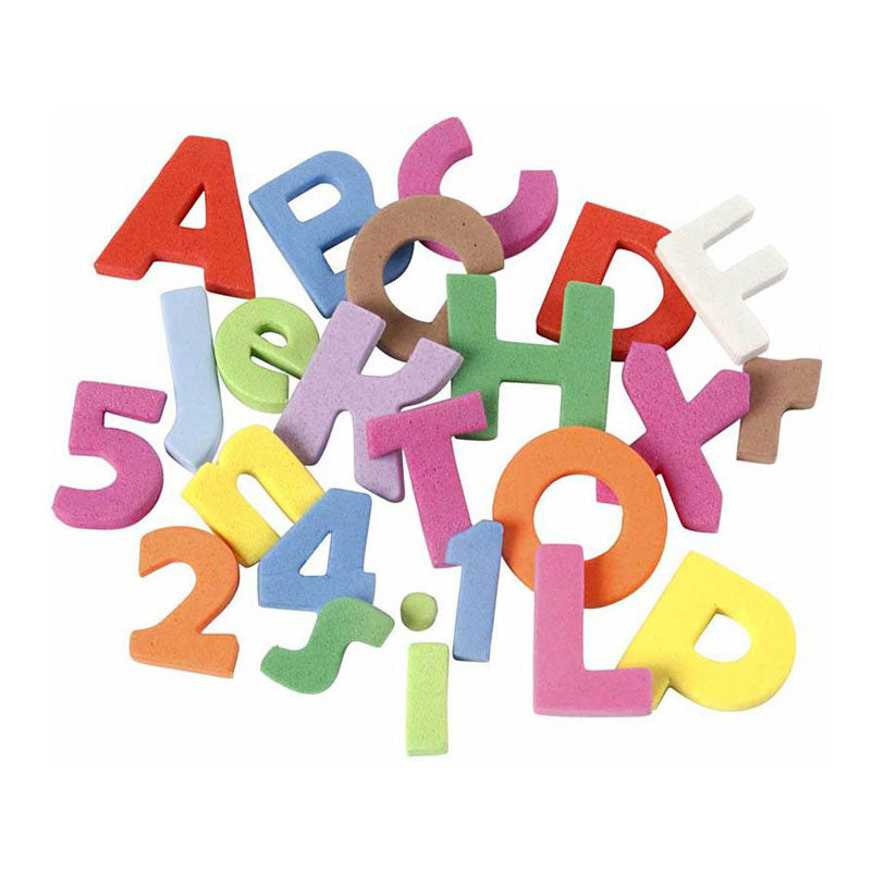 Creativ Company Https: www.cchobby.nl eva-foam-cijfers-letters-h-20-mm-dikte-3-mm-diverse-kleuren-24-div-vellen-1-doos