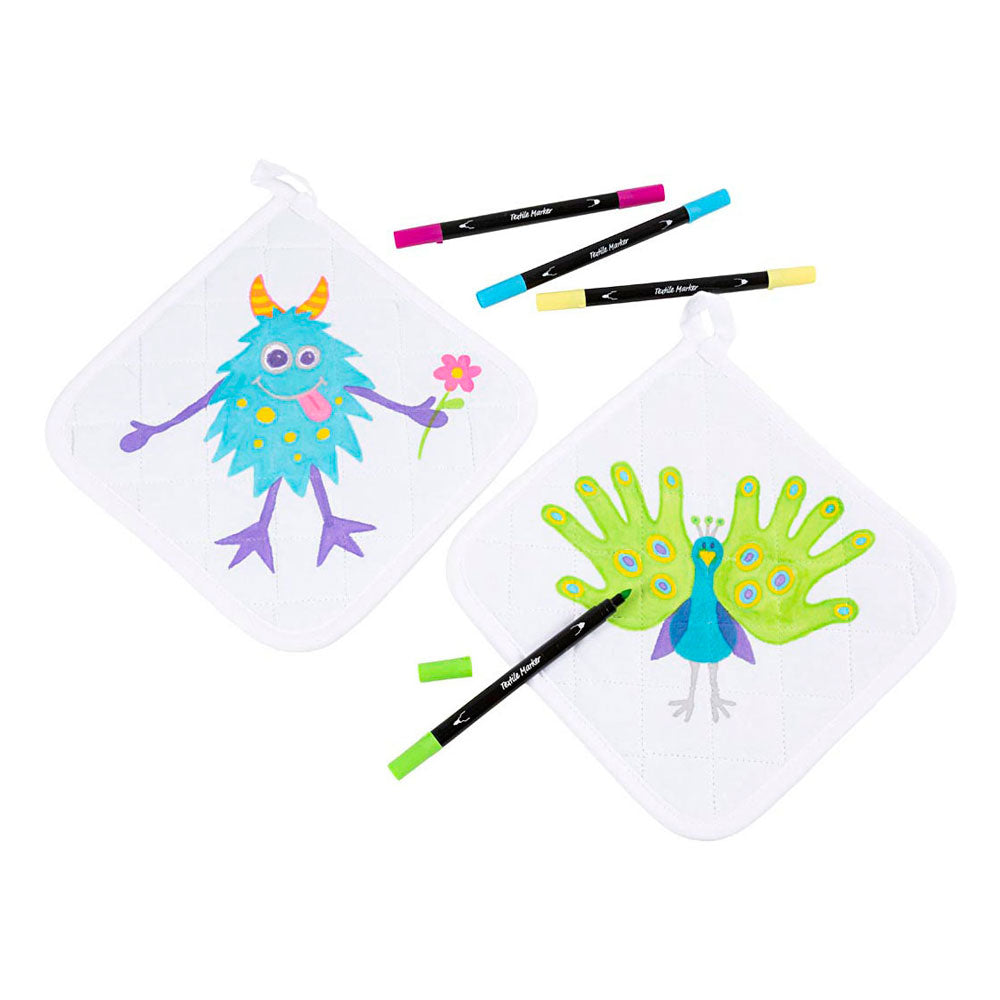 EasyKit Pannenlappen met stiften, 1 set