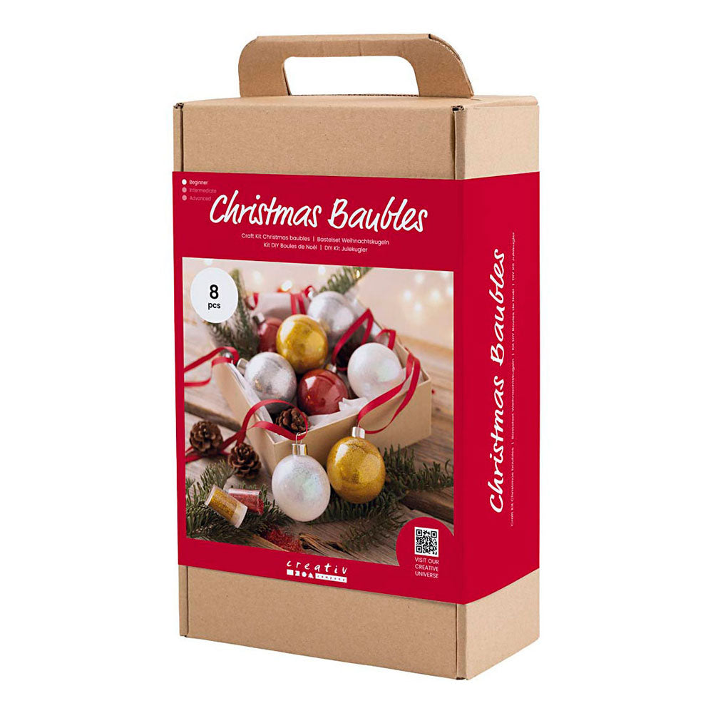 Creativ Company Https: www.cchobby.nl hobbyset-kerstballen-glitter-1-doos