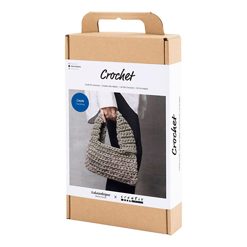 Creativ Company Https: www.cchobby.nl hobbyset-haken-stoere-tas-olijfgroen-1-doos