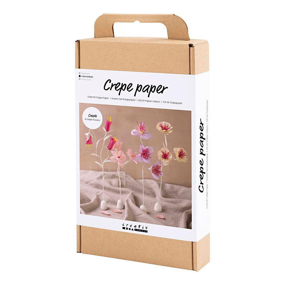 Creativ Company Https: www.cchobby.nl hobbyset-crepepapier-bloem-pastelkleuren-1-doos