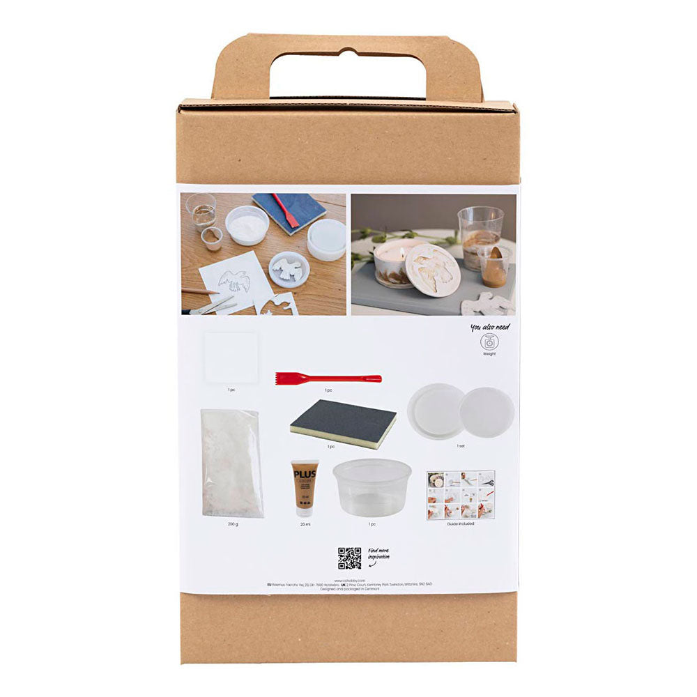 Creativ Company Https: www.cchobby.nl hobbyset-hars-gieten-pot-met-deksel-beige-off-white-1-doos