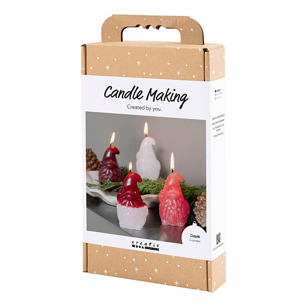Creativ Company Https: www.cchobby.nl hobbyset-kaarsen-maken-kerstman-mat-transparant-rood-1-doos