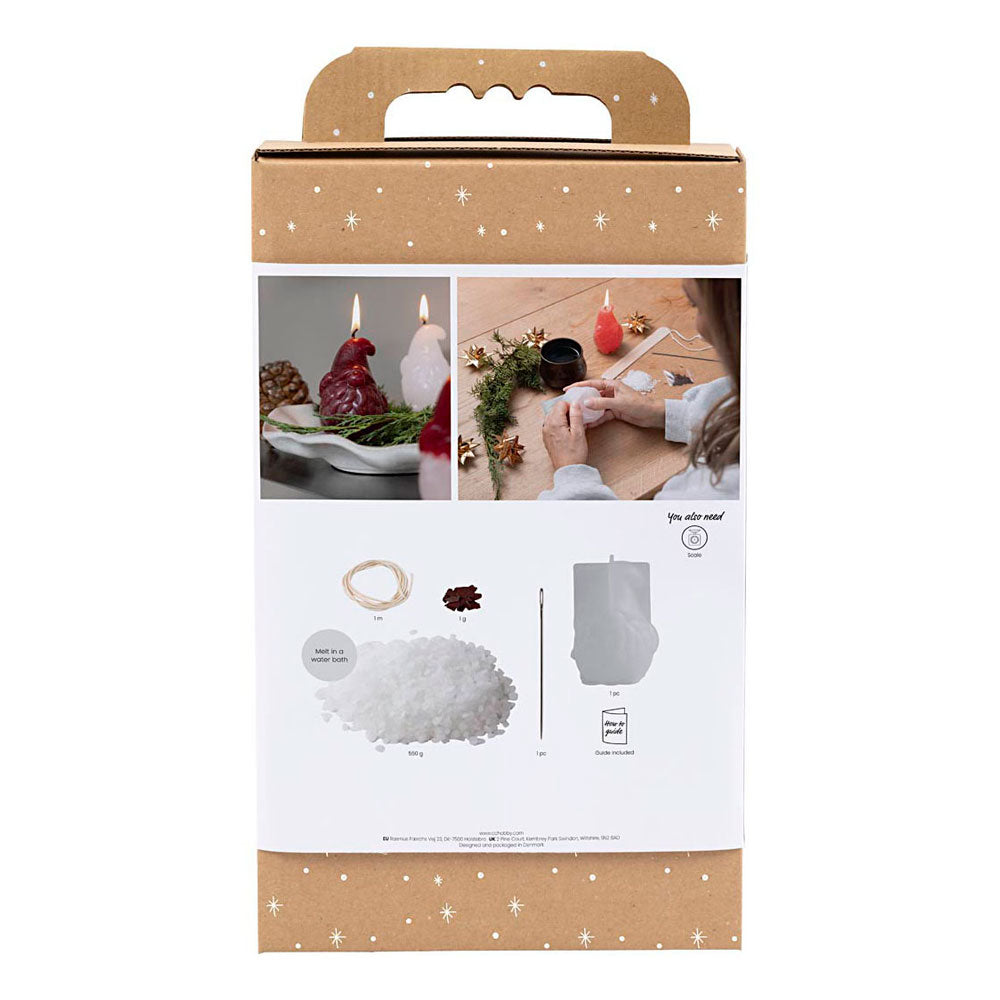 Creativ Company Https: www.cchobby.nl hobbyset-kaarsen-maken-kerstman-mat-transparant-rood-1-doos