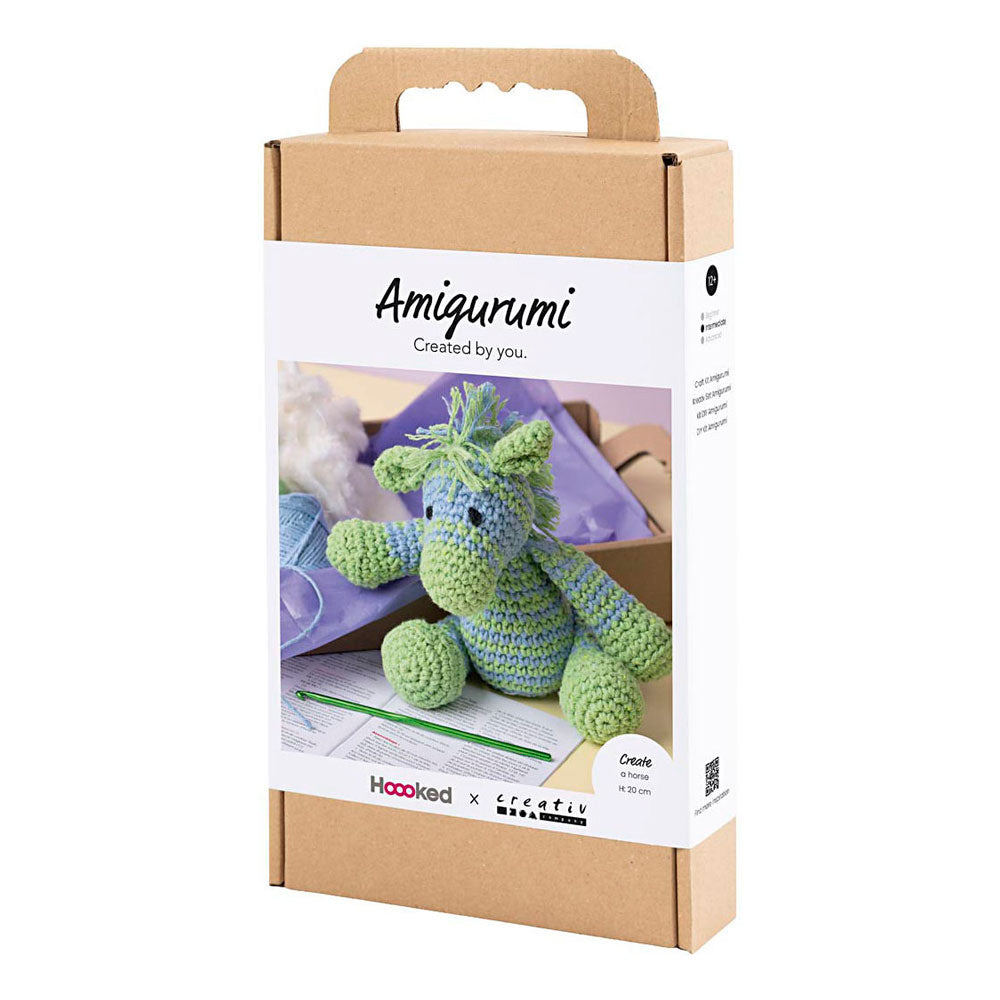 Creativ Company Https: www.cchobby.nl hobbyset-amigurumi-zebra-lichtblauw-lichtgroen-1-doos