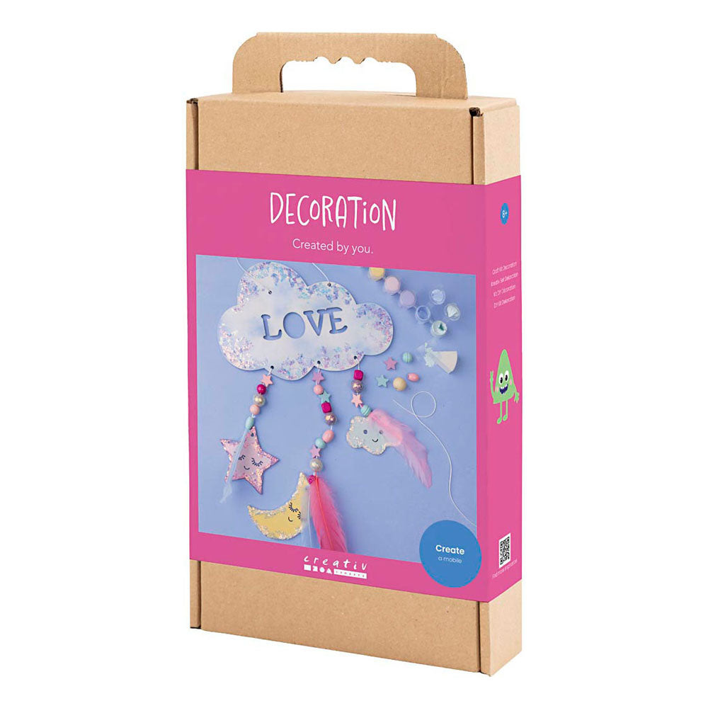 Creativ Company Https: www.cchobby.nl hobbyset-decoratie-wolk-maan-ster-glitterkleuren-pastelkleuren-1-doos