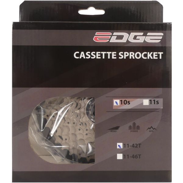 Edge Cassette 10 speed cs-m6010 11-42t - zilver zwart