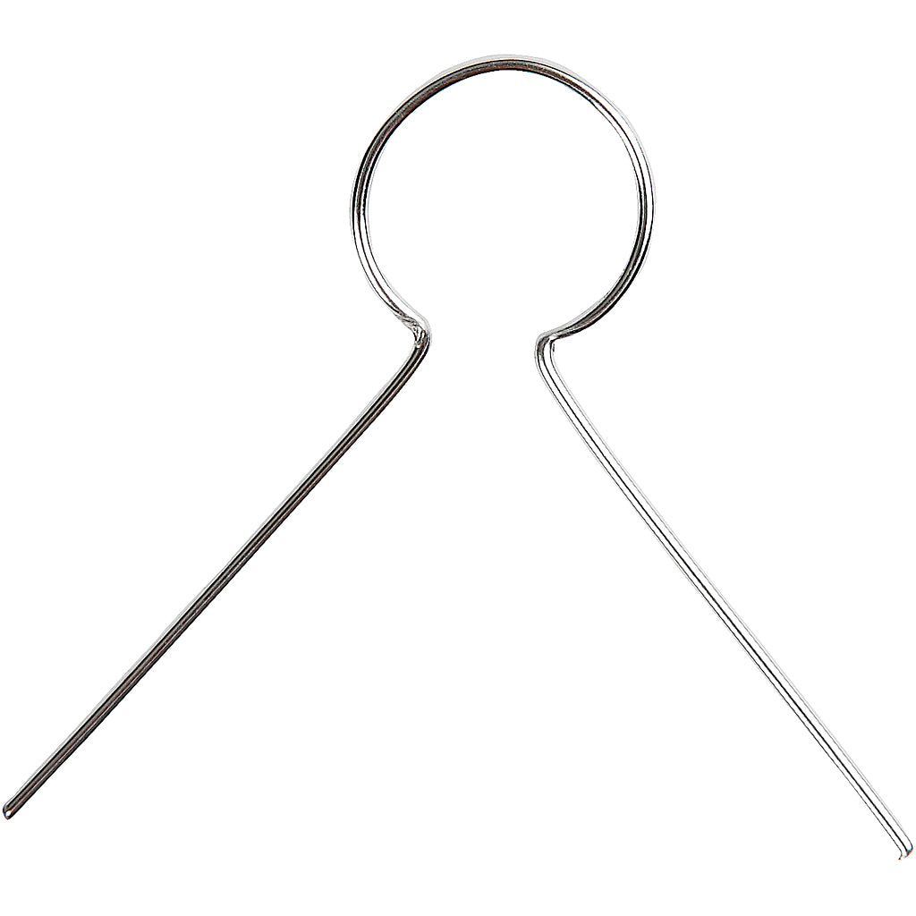 Creativ Company Https: www.cchobby.nl metalen-hanger-l-22-mm-gatgrootte-8-mm-verzilverd-50-stuk-1-doos