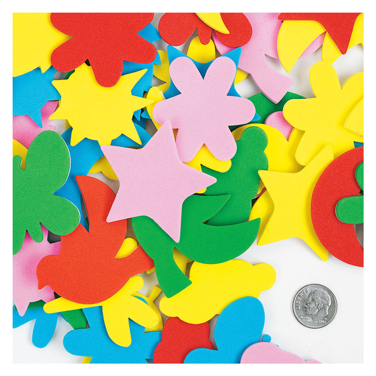 Colorations - zelfklevende foam vormen, 54st.