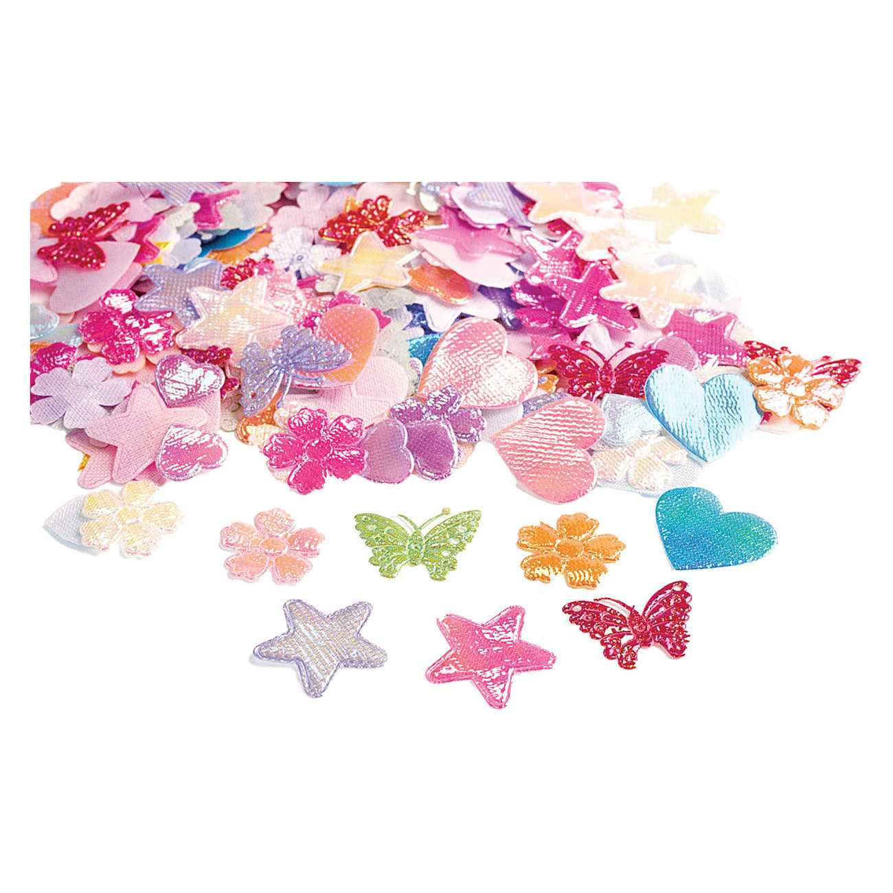 Colorations - glanzende stoffen vormen, 500st.
