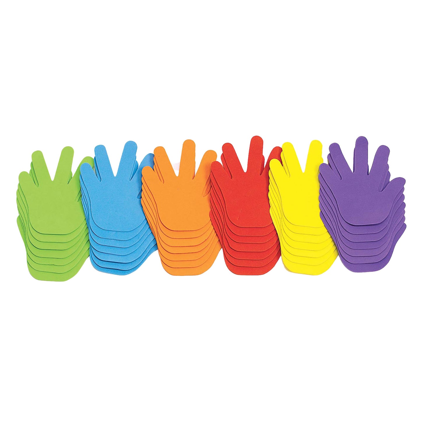 Colorations Happy hands foam vormen, 150st.