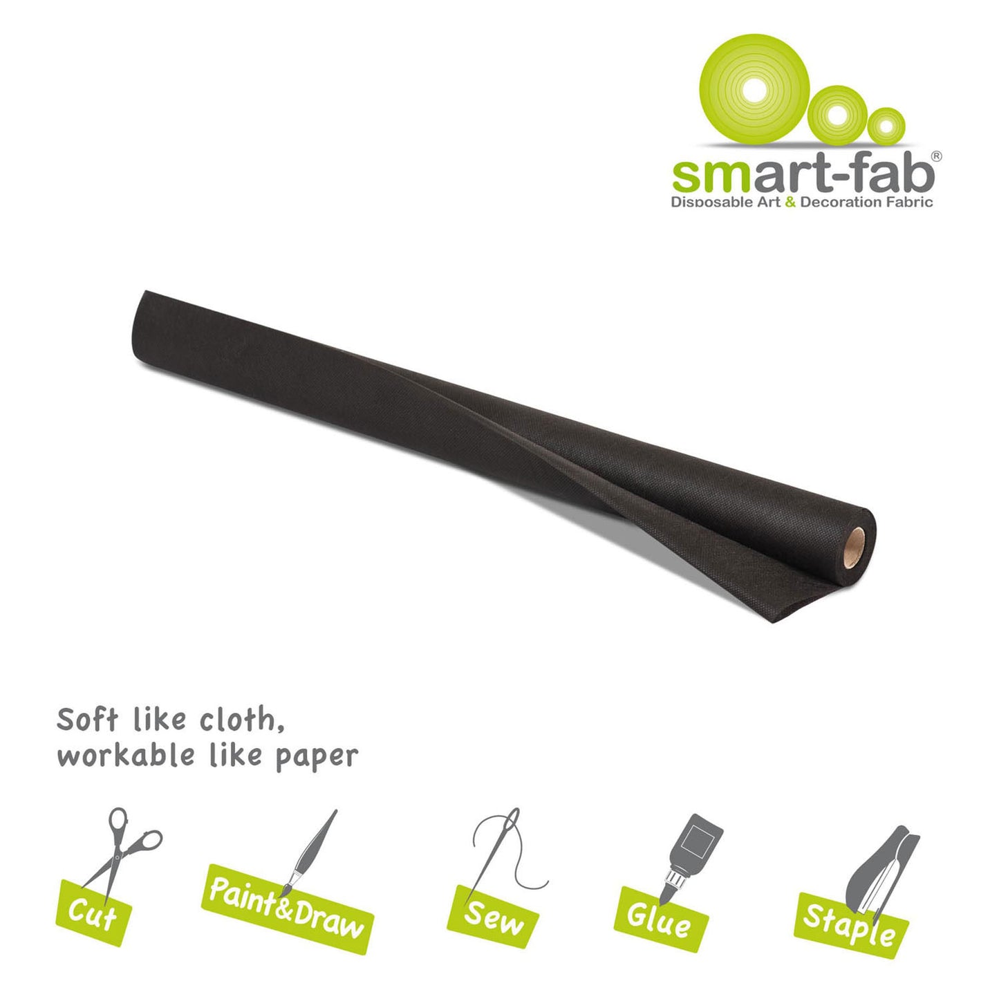 Smart Fab Rol 0,61 x 5,5m - Zwart