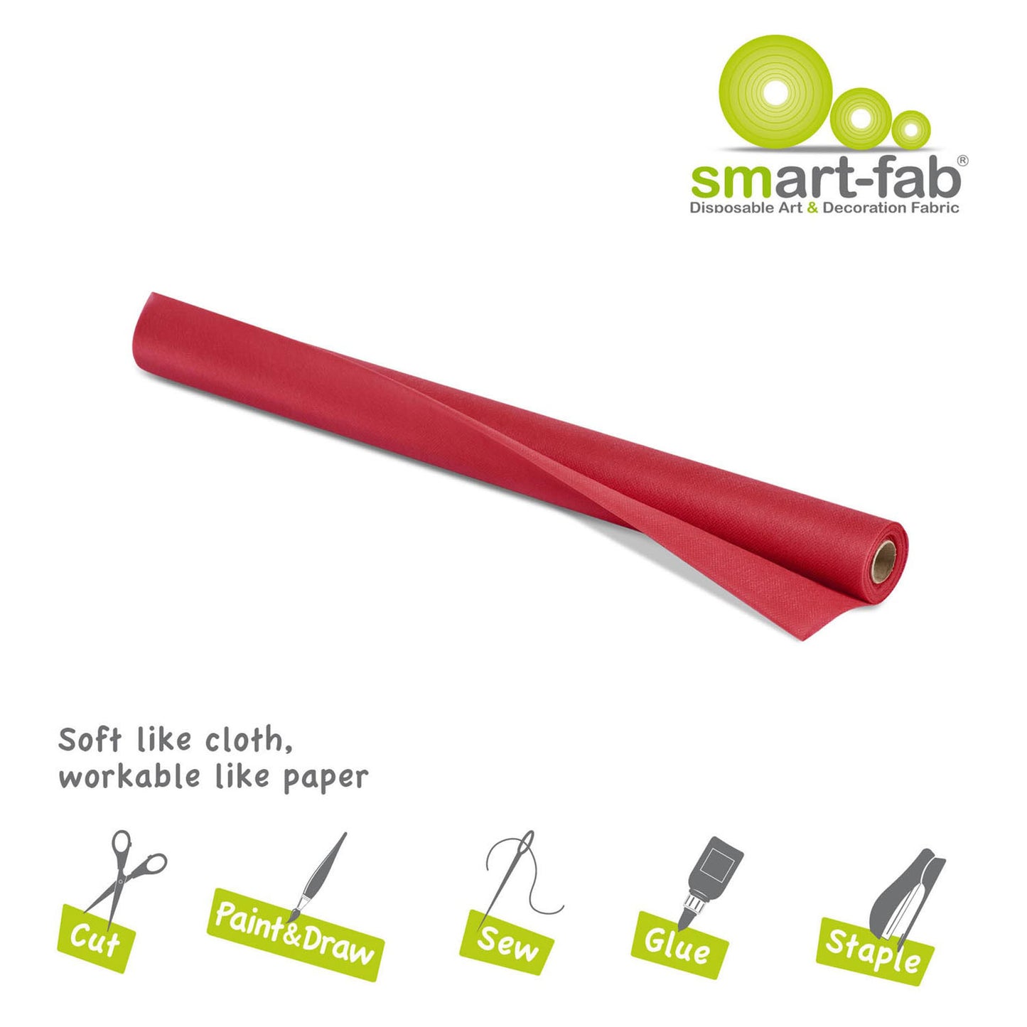 Smart Fab Rol 0,61 x 5,5m - Rood