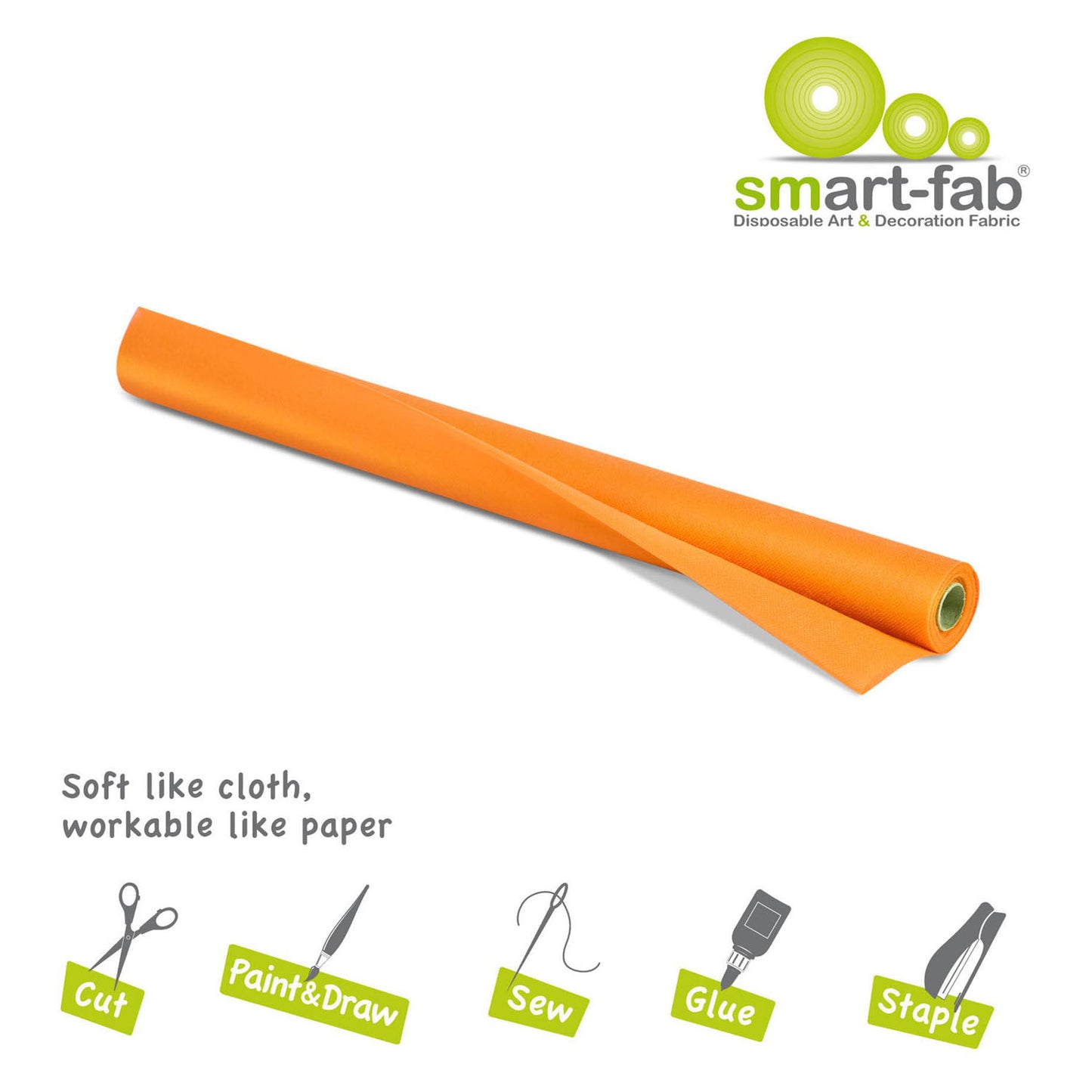 Smart Fab Rol 0,61 x 5,5m - Oranje