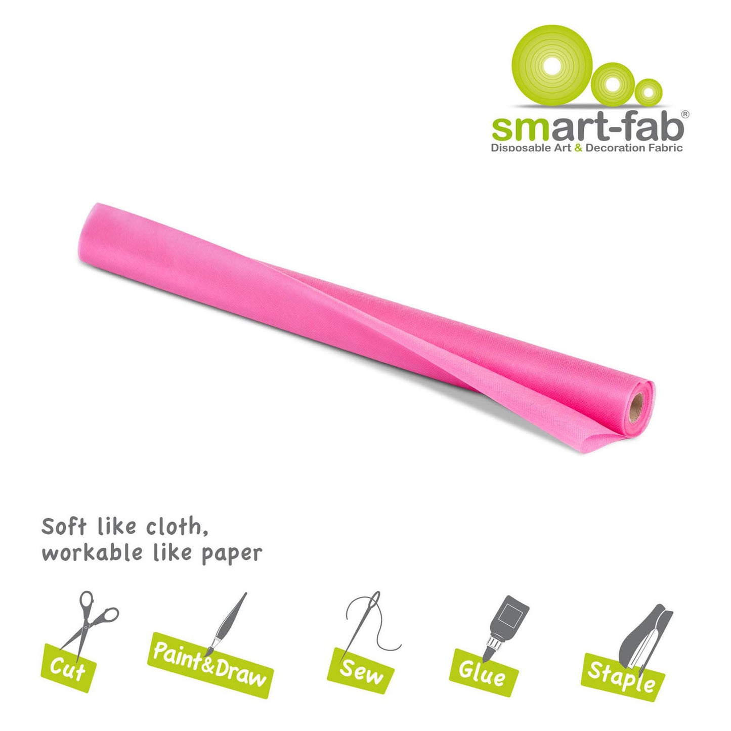 Smart Fab Rol 0,61 x 5,5m - Roze