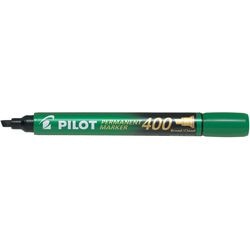 Permanent marker Pilot 400 beitelvormige punt groen