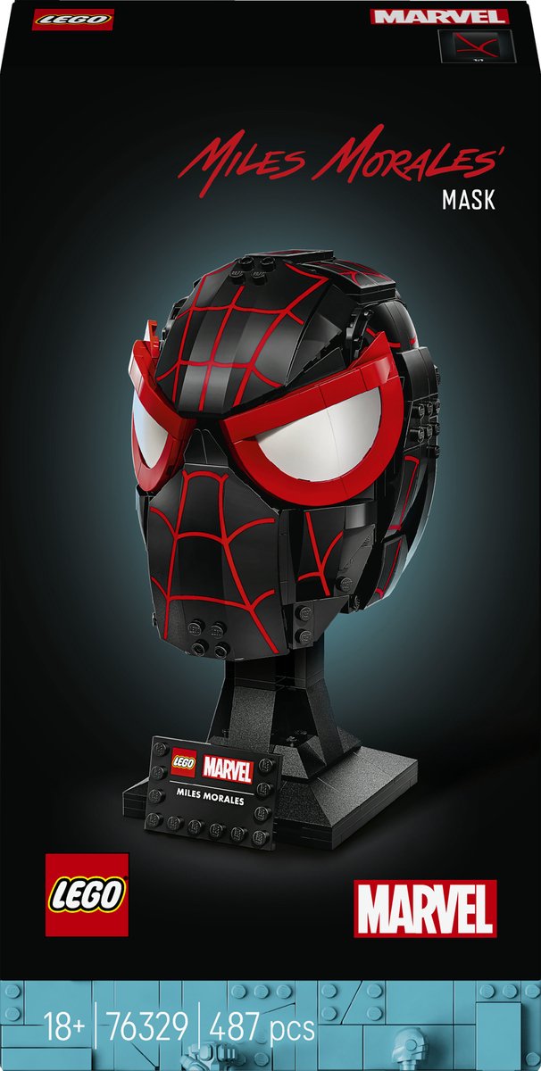 LEGO ® marvel miles morales masker, bouwset - 76329