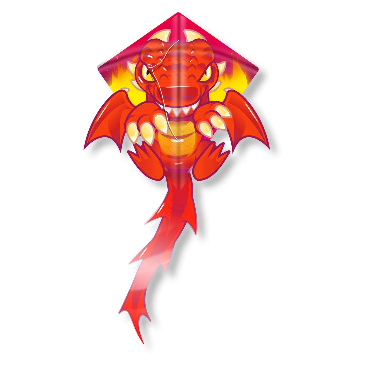 Kites Ready 2 Fly - pop-up mini nylon vlieger draak