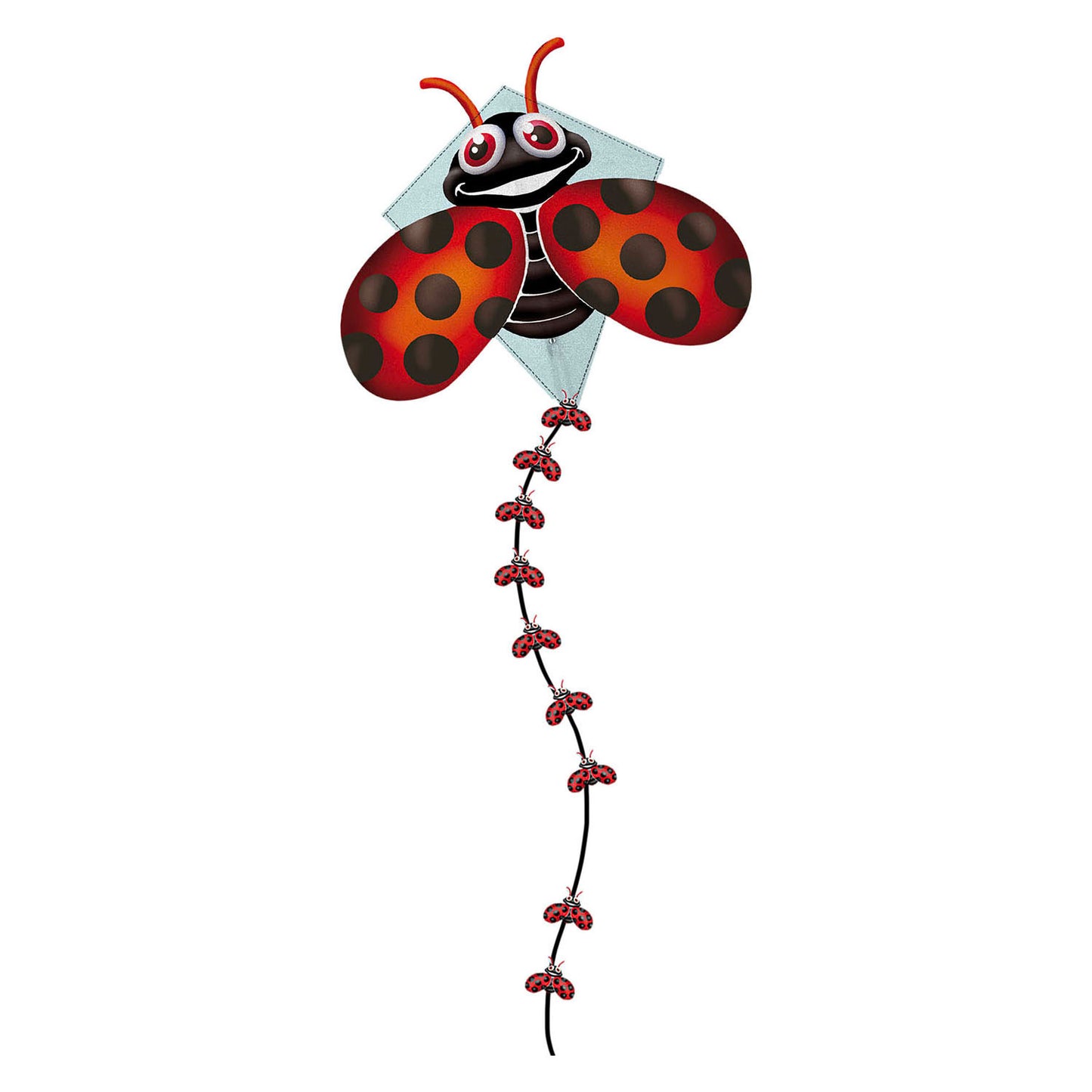 Kites Ready 2 Fly - pop-up nylon vlieger lieveheerstbeestje