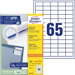 Merkloos Sans Marque Etiketten avery 3666-200 wit 200 stuks