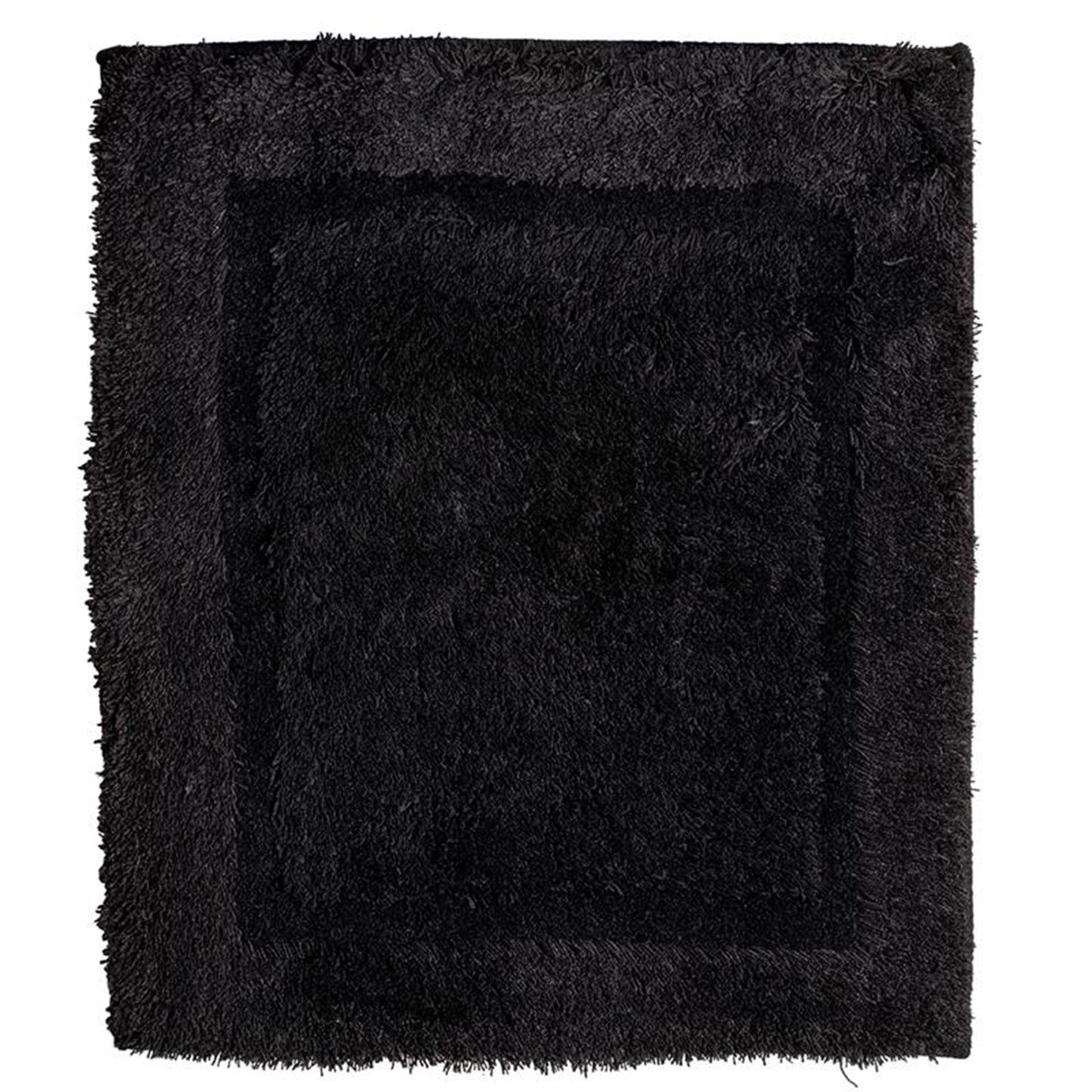 Wicotex Badmat uni zwart 60x90cm