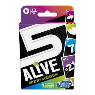 Hasbro Gaming 5 alive kaartspel