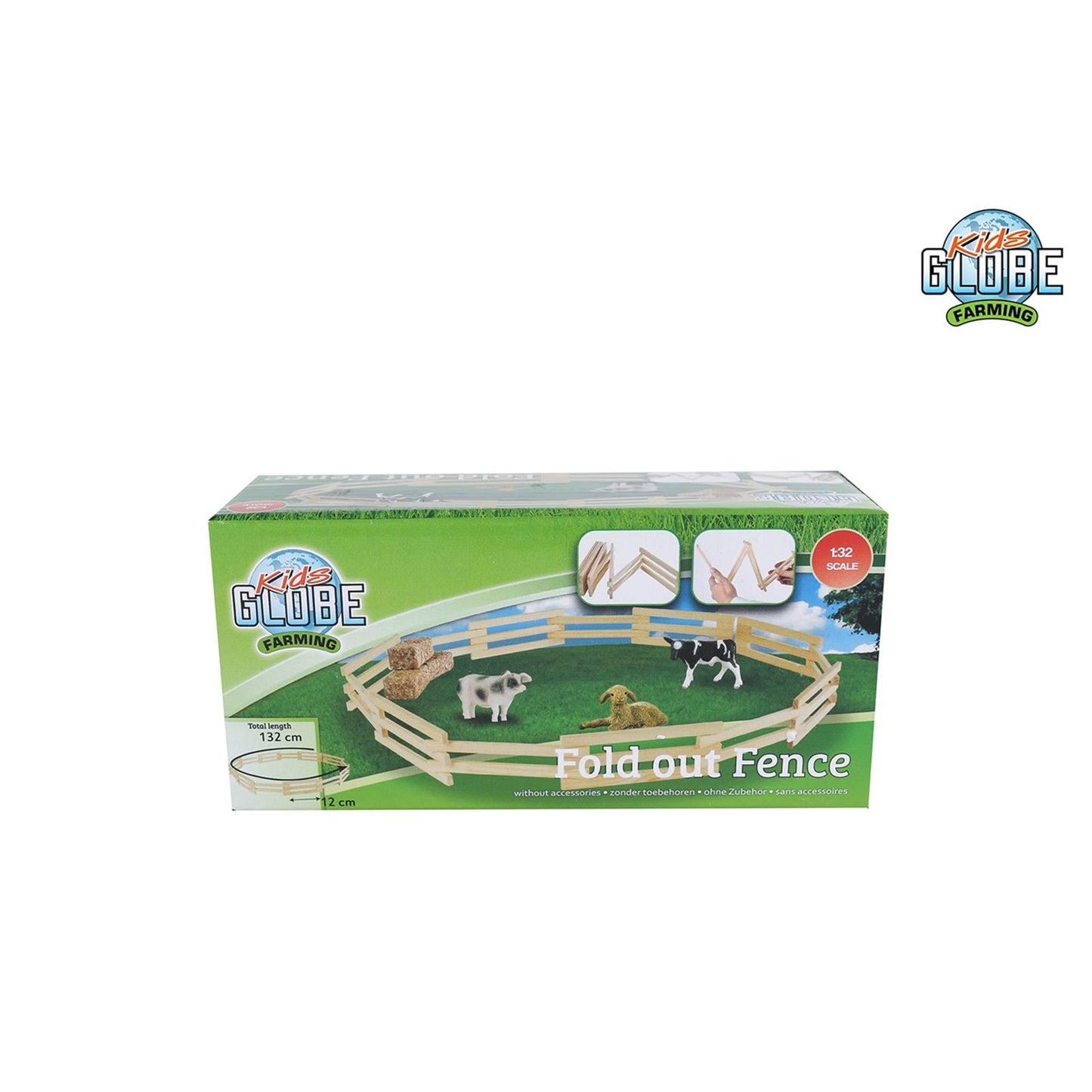 Kids Globe houten hekjes 1:32 132cm