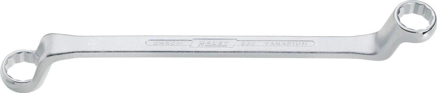 HAZET doppelringschlüssel 630 do-ring key 8x9mm ,deep-crowned