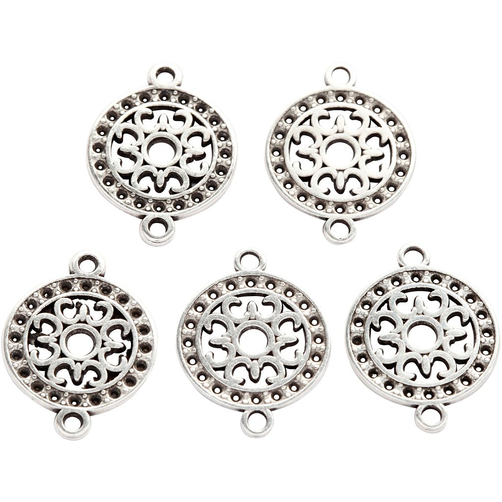 https: www.cchobby.nl sieraden-hanger-d-14-mm-gatgrootte-1-2-mm-verzilverd-5-stuk-1-doos