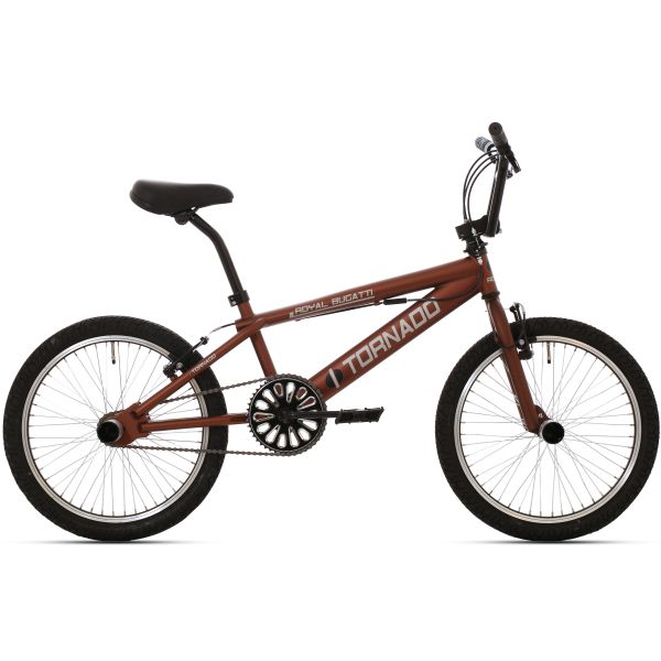 Royal Bmx fiets -bugatti tornado freestyle 20 inch - donkerbruin