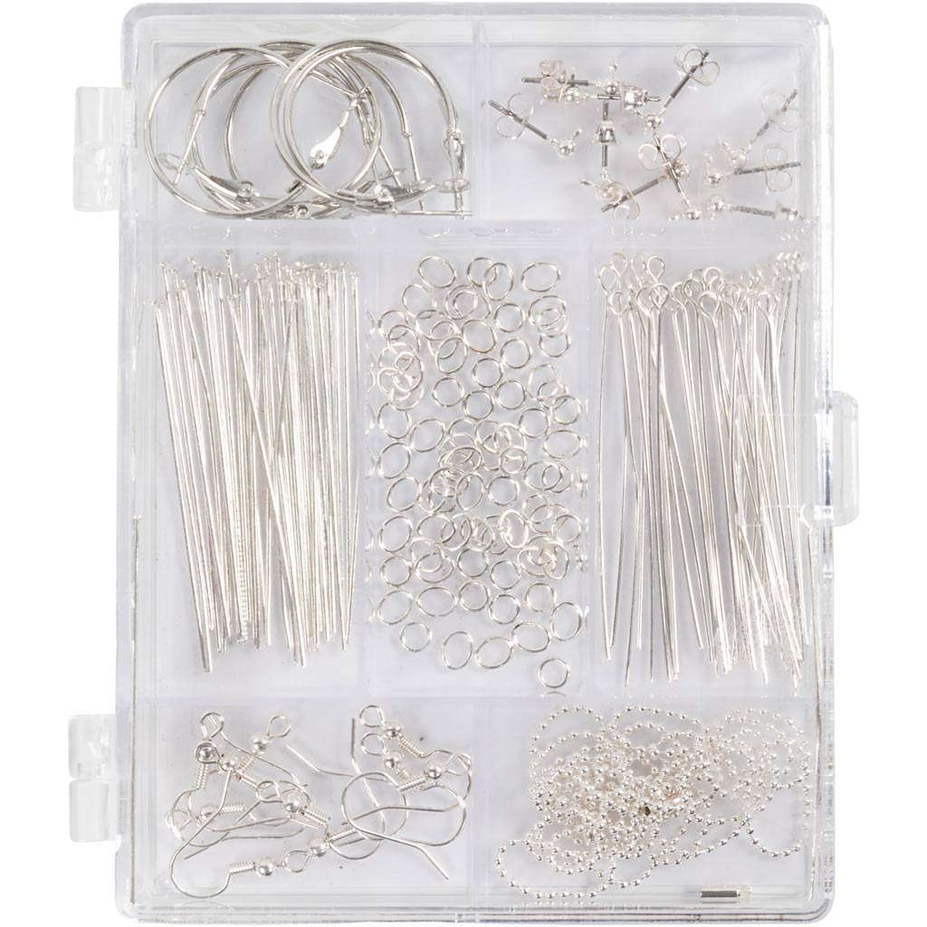 Creativ Company Https: www.cchobby.nl sieraden-startset-ca-175-stuk-verzilverd-1-set